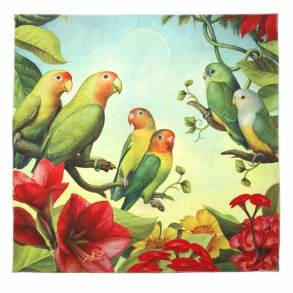 Rare Lush Lovebirds Of Africa Knot Wrap - 